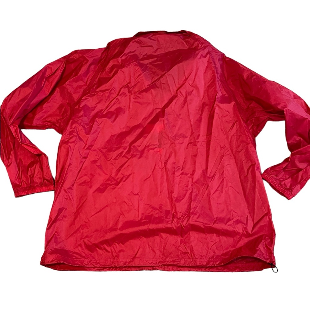 mens hooded rain jacket red 3XL BoxAW - Picture 3 of 8